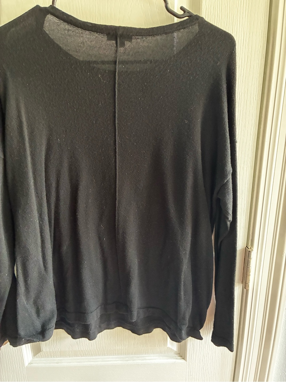 Black Merino wool sweater Size Large - Picture 5 of 5